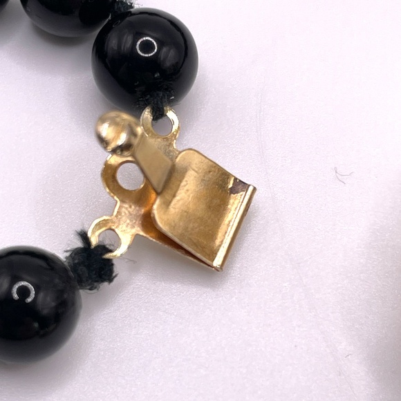 Vintage Panther Head Beaded Necklace Pin - Picture 12 of 16